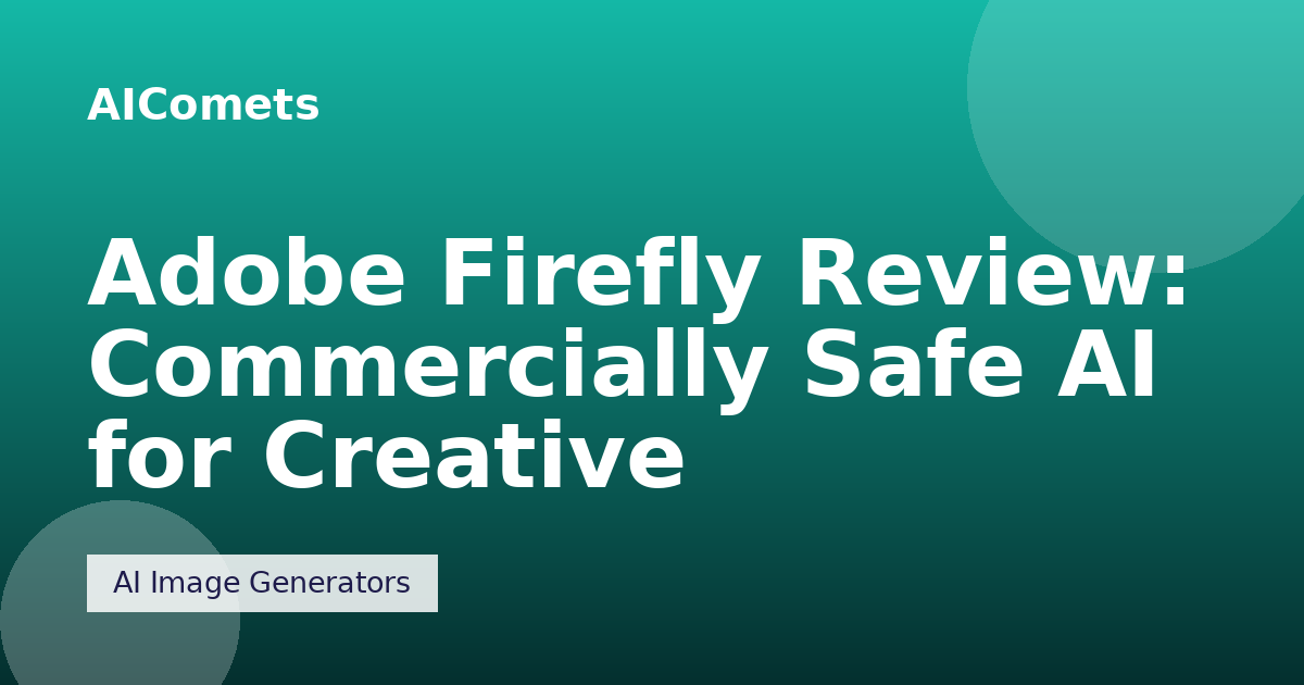 Adobe Firefly Review: Commercially Safe AI for Creative Professionals