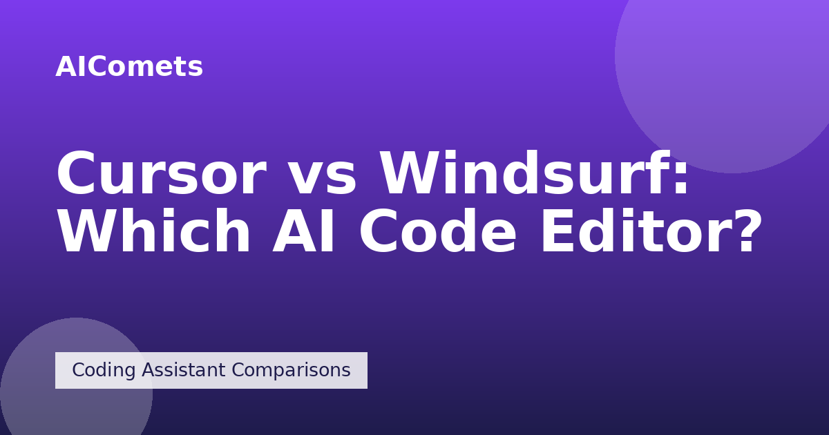 Cursor vs Windsurf: Which AI Code Editor?