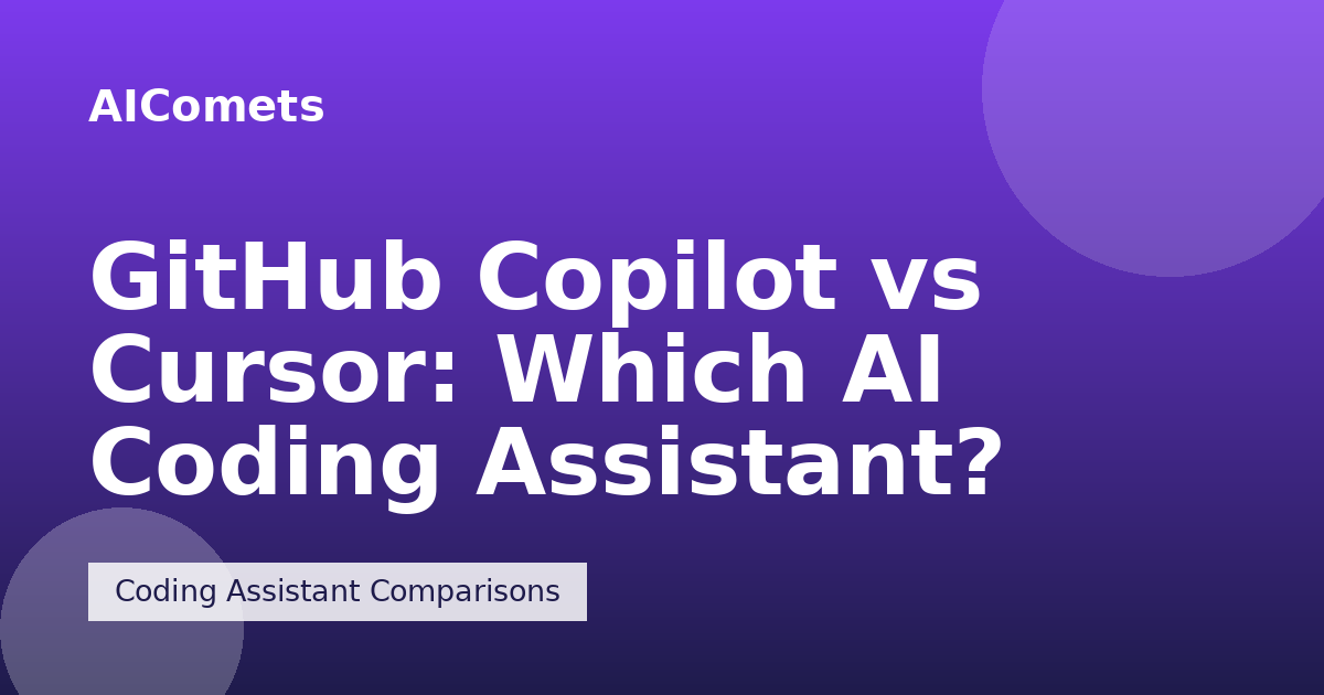 GitHub Copilot vs Cursor: Which AI Coding Assistant?