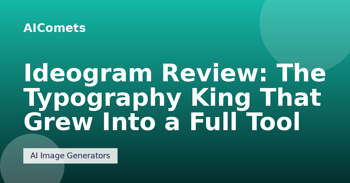 Ideogram Review: The Typography King That Grew Into a Full Tool